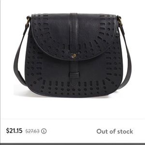 Faux Leather Crossbody Purse